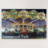 Kennywood Park Carousel Pittsburgh Jigsaw Puzzle (Horizontal)
