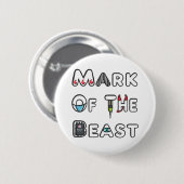 Kennzeichen der Bestie Button (Vorne & Hinten)