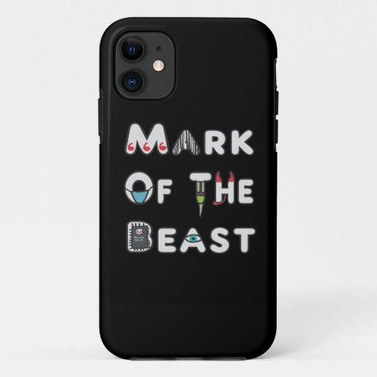 Kennzeichen der Bestie Case-Mate iPhone Hülle (Rückseite)