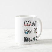 Kennzeichen der Bestie Kaffeetasse (VorderseiteRechts)