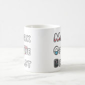 Kennzeichen der Bestie Kaffeetasse (Mittel)