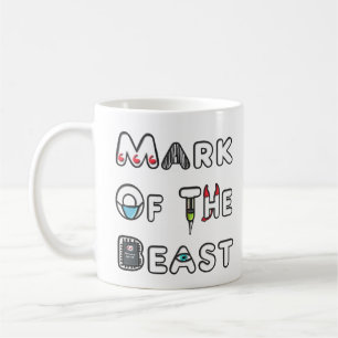 Kennzeichen der Bestie Kaffeetasse