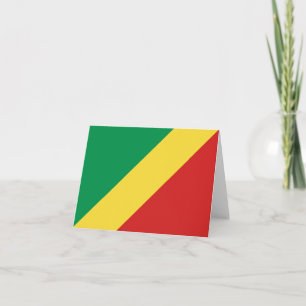 Kennzeichen der Flagge Kongo-Brazzaville Karte
