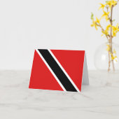 Kennzeichen der Flagge von Trinidad und Tobago Karte (Gelbe Blume)