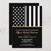 Kennzeichen der Graduierungspartei Einladung (Vorne/Hinten)