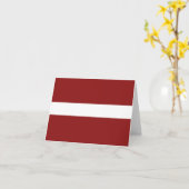 Kennzeichen der lettischen Flagge Karte (Gelbe Blume)