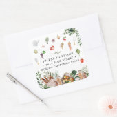 Kennzeichen der lokalen Landwirte Quadratischer Aufkleber (Umschlag)