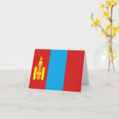 Kennzeichen der Mongolei Karte (Gelbe Blume)