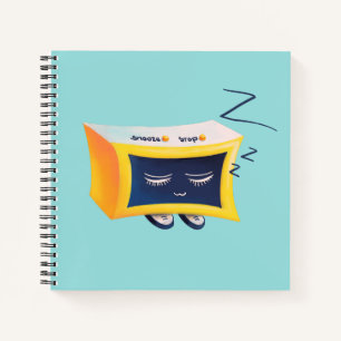 Kennzeichen der Niedlichen Schlafalarmuhr Kawaii Notizblock