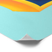 Kennzeichen der Niedlichen Schlafalarmuhr Kawaii Poster (Ecke)