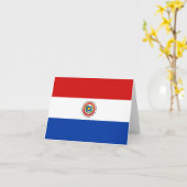 Kennzeichen der Paraguay-Flagge Karte (Gelbe Blume)