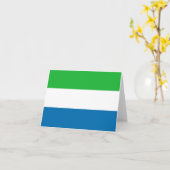 Kennzeichen der Sierra Leone Karte (Gelbe Blume)