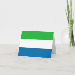 Kennzeichen der Sierra Leone Karte