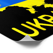 Kennzeichen der Ukraine Poster (Ecke)