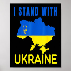 Kennzeichen der Ukraine Poster