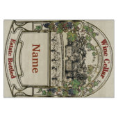 Kennzeichen der Vintagen Weinkellerei, Schneidebrett (Vorderseite)