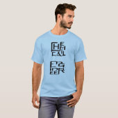 Kennzeichen des Chemieingenieurs T-Shirt (Vorne ganz)