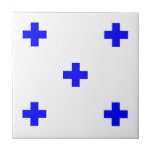 Kennzeichen des maritimen Alphabets Null Fliese (Vorderseite)