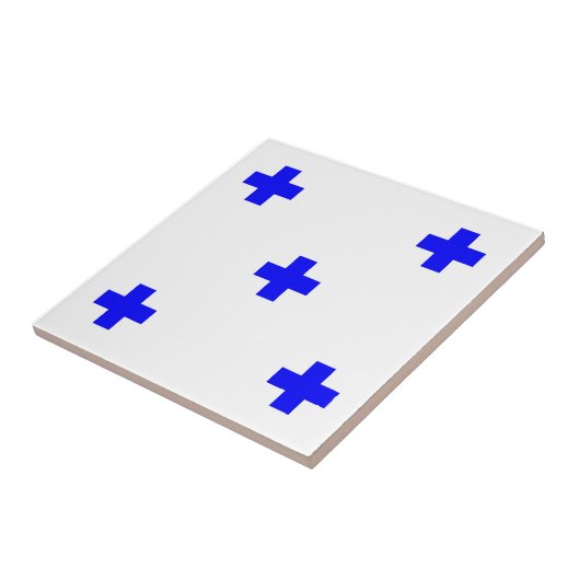 Kennzeichen des maritimen Alphabets Null Fliese (Seite)