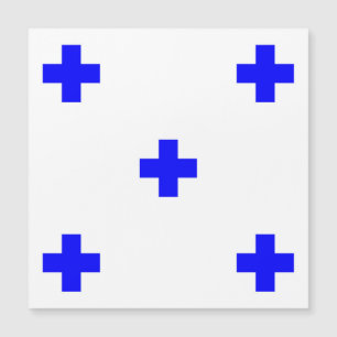 Kennzeichen des maritimen Alphabets Null Magnetkarte