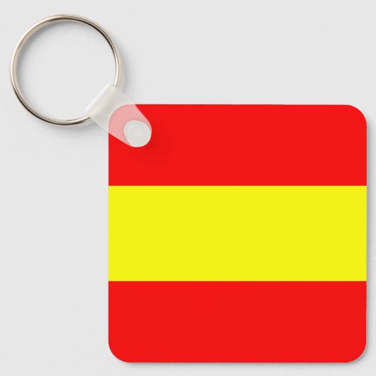 Kennzeichen eines maritimen Alphabets Schlüsselanhänger (Vorderseite)