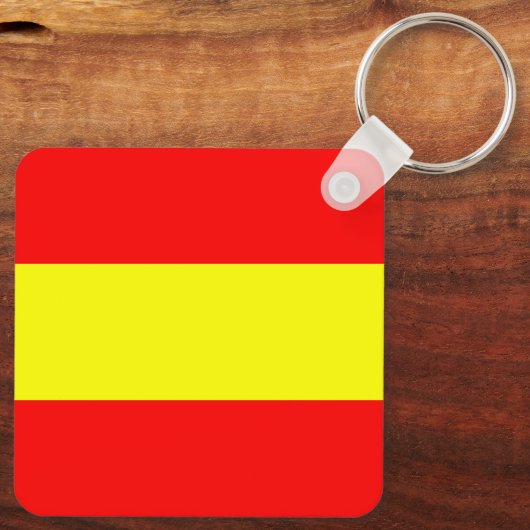 Kennzeichen eines maritimen Alphabets Schlüsselanhänger (Rückseite)