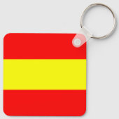 Kennzeichen eines maritimen Alphabets Schlüsselanhänger (Rückseite)