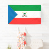 Kennzeichen für äquatoriale Guinea Banner (Insitu)