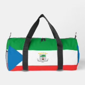 Kennzeichen für äquatoriale Guinea Duffle Bag (Rückseite)