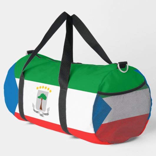 Kennzeichen für äquatoriale Guinea Duffle Bag (Rechte Ecke)