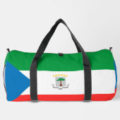 Kennzeichen für äquatoriale Guinea Duffle Bag (Rückseite)