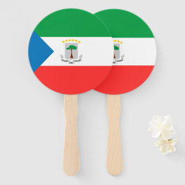 Kennzeichen für äquatoriale Guinea Fächer