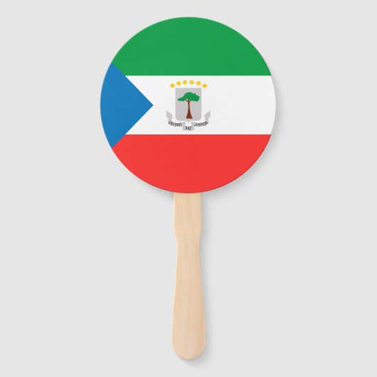 Kennzeichen für äquatoriale Guinea Fächer (Vorderseite)