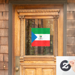 Kennzeichen für äquatoriale Guinea Fensteraufkleber
