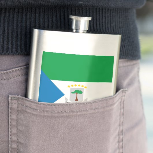 Kennzeichen für äquatoriale Guinea Flachmann (Beispiel)