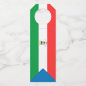 Kennzeichen für äquatoriale Guinea Flaschenanhänger (Rückseite)