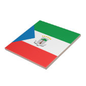 Kennzeichen für äquatoriale Guinea Fliese (Seite)