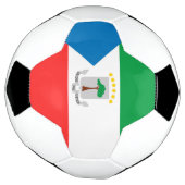 Kennzeichen für äquatoriale Guinea Fußball (Gedreht)
