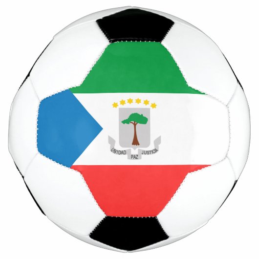 Kennzeichen für äquatoriale Guinea Fußball (Vorderseite)