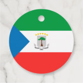 Kennzeichen für äquatoriale Guinea Geschenkanhänger (Rückseite)
