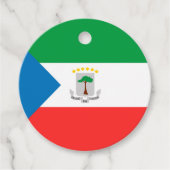 Kennzeichen für äquatoriale Guinea Geschenkanhänger (Vorderseite)