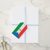 Kennzeichen für äquatoriale Guinea Geschenkanhänger (Mit Garn)