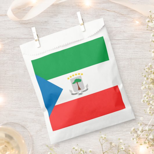 Kennzeichen für äquatoriale Guinea Geschenktütchen (Ausgeschnitten)