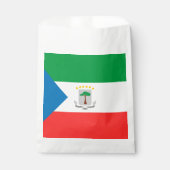 Kennzeichen für äquatoriale Guinea Geschenktütchen (Vorderseite)