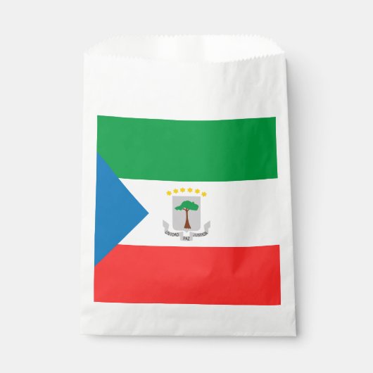 Kennzeichen für äquatoriale Guinea Geschenktütchen (Vorderseite)