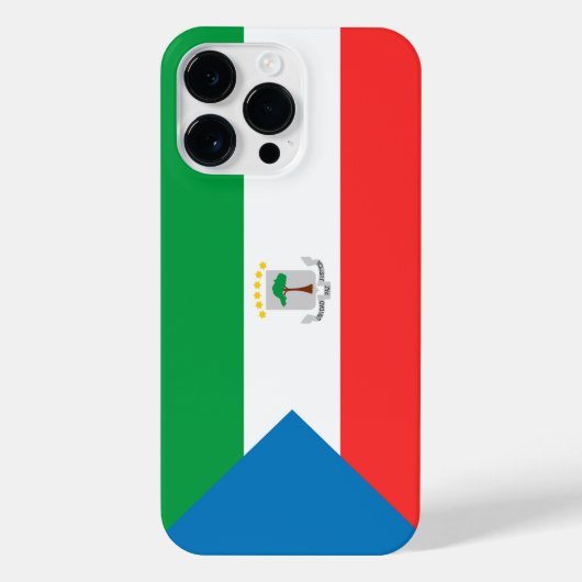 Kennzeichen für äquatoriale Guinea iPhone Hülle (Rückseite)