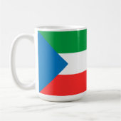 Kennzeichen für äquatoriale Guinea Kaffeetasse (Links)