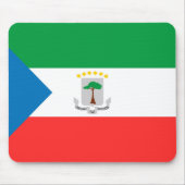 Kennzeichen für äquatoriale Guinea Mousepad (Vorne)