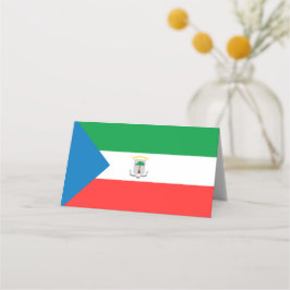 Kennzeichen für äquatoriale Guinea Platzkarte