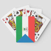 Kennzeichen für äquatoriale Guinea Spielkarten (Rückseite)